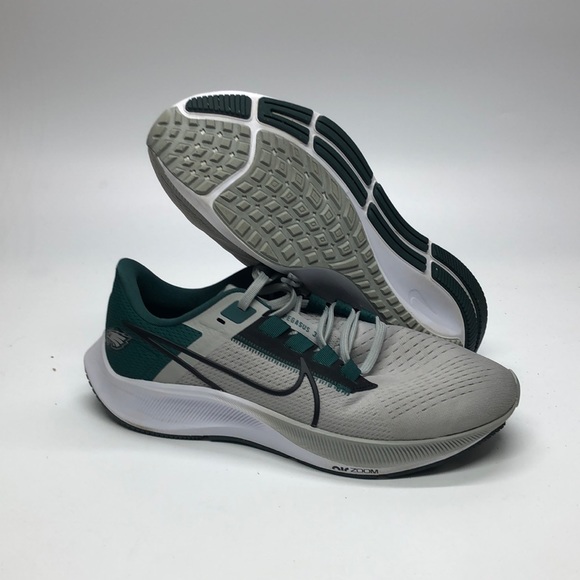 Mens Nike Air Zoom Pegasus 38 Eagles Grey/Black/Blue DJ0824-001 USED Size 9 - Picture 1 of 10